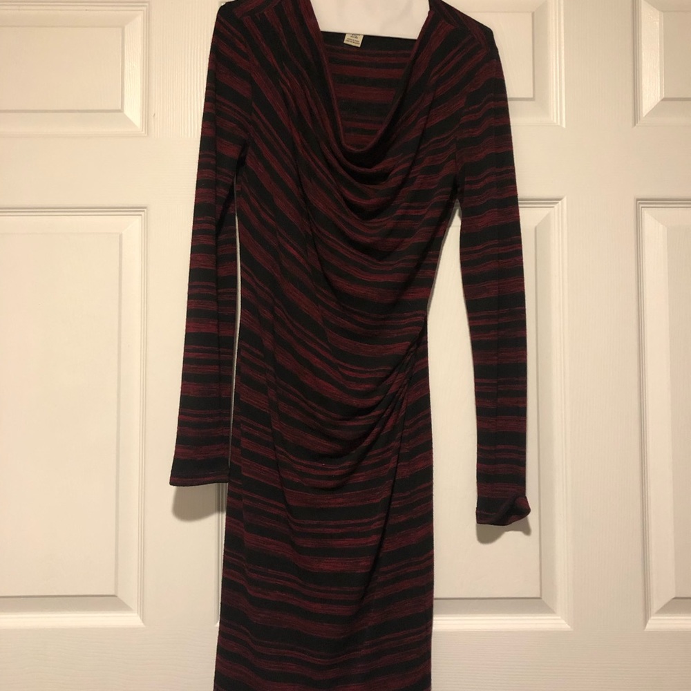 Red and Black max studio dress